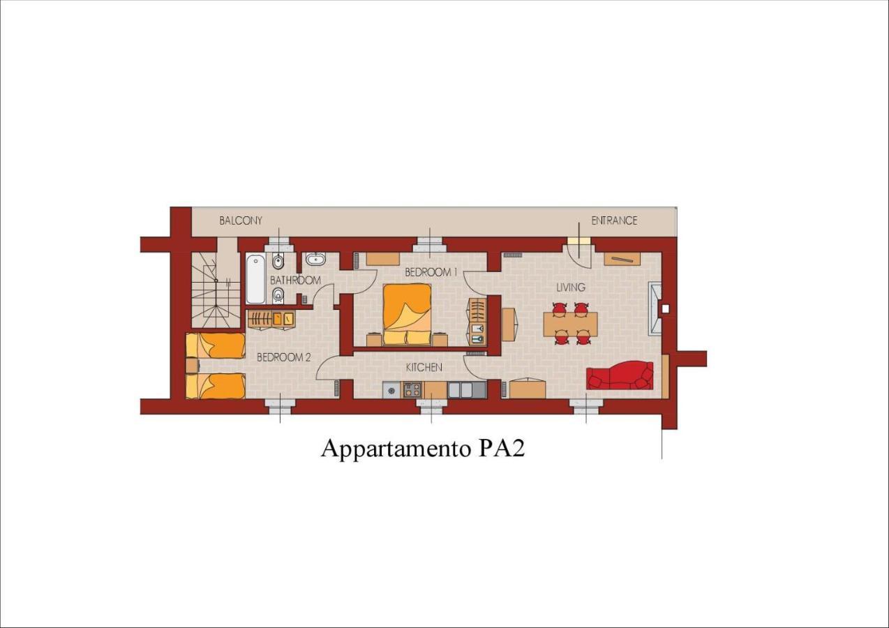 Ferienwohnung Palazzo Barbo Pumenengo Zimmer foto