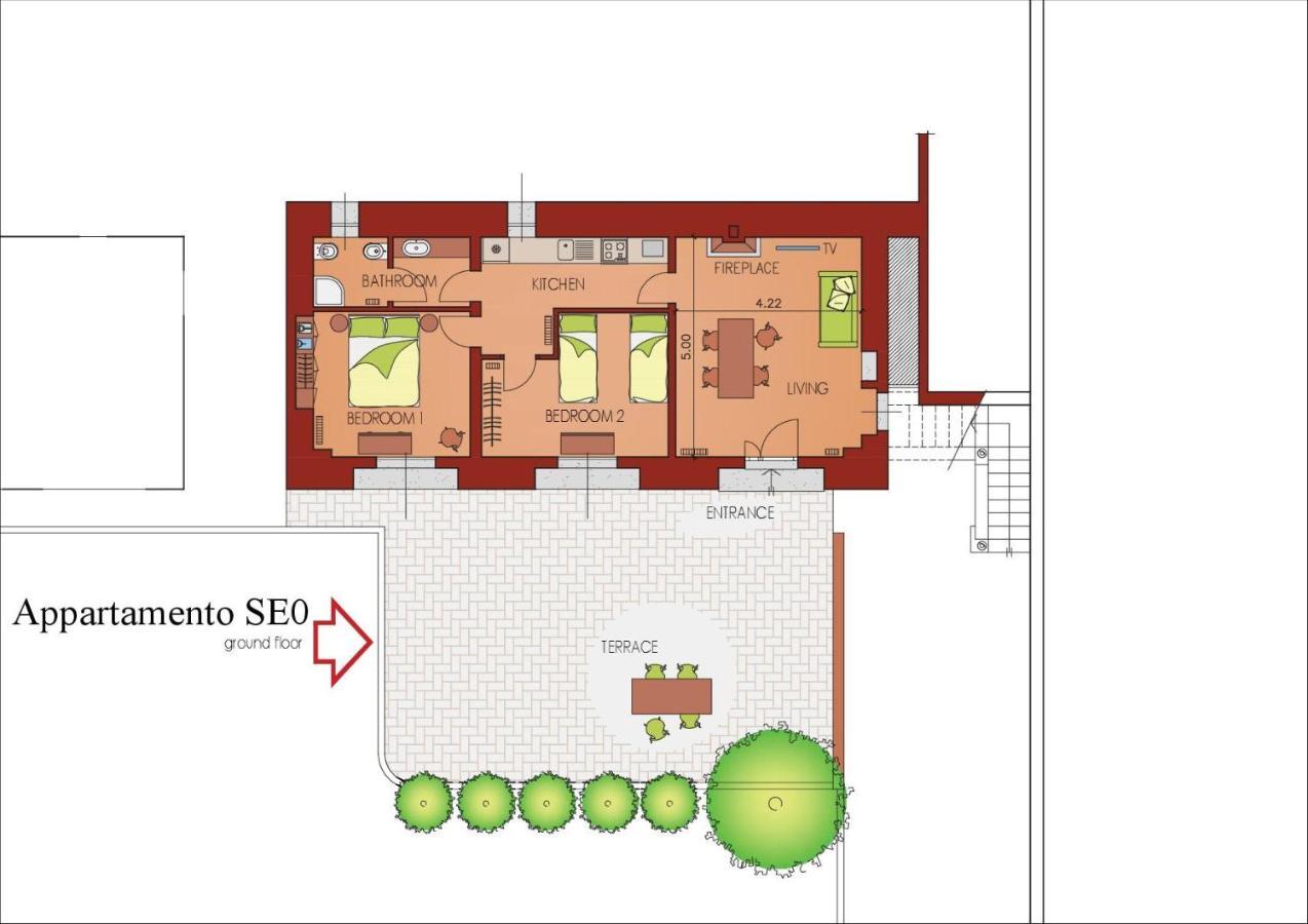 Ferienwohnung Palazzo Barbo Pumenengo Zimmer foto