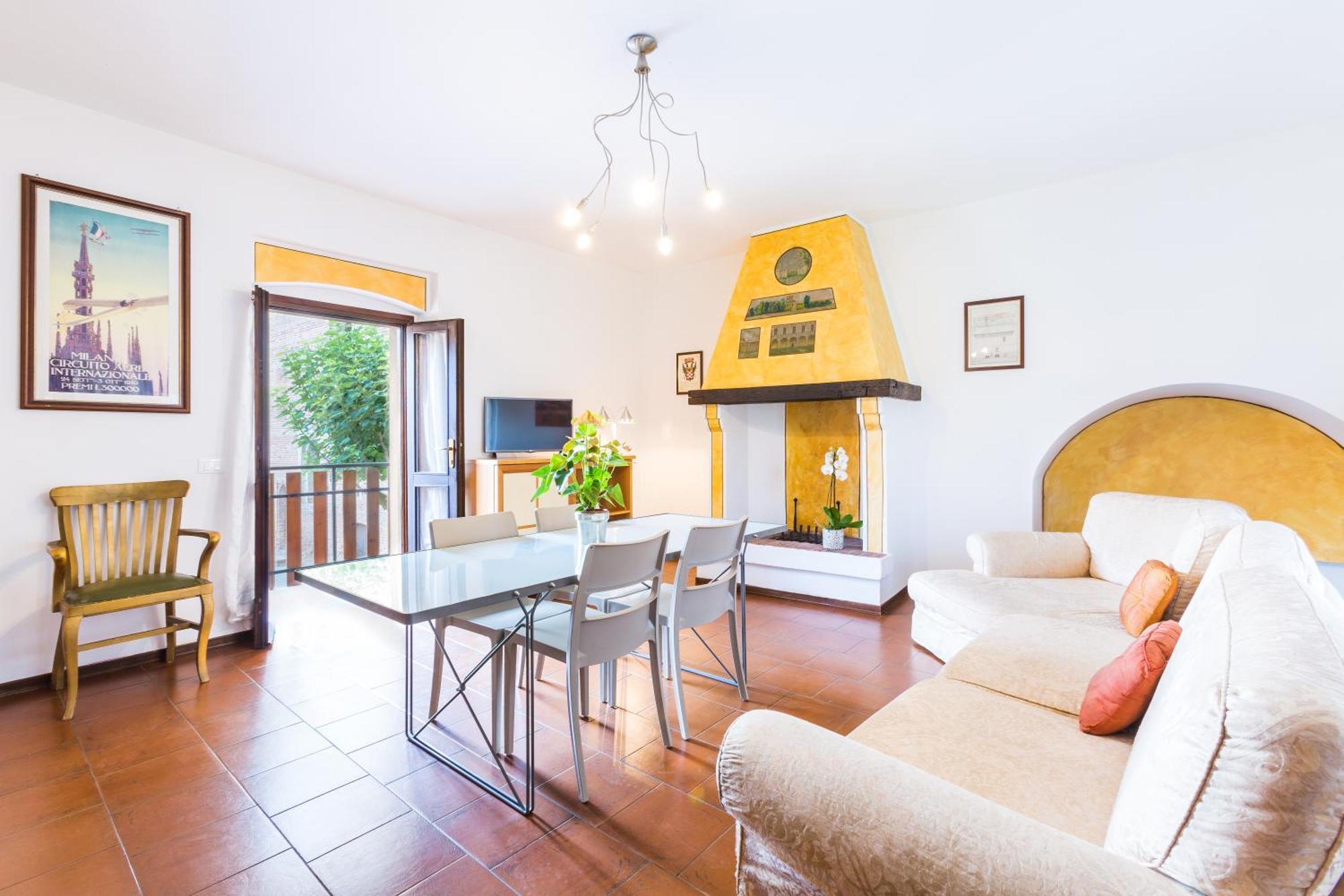 Ferienwohnung Palazzo Barbo Pumenengo Zimmer foto
